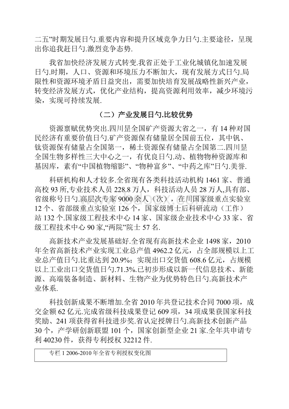 四川省战略性新兴产业发展规划项目建议书.docx_第2页