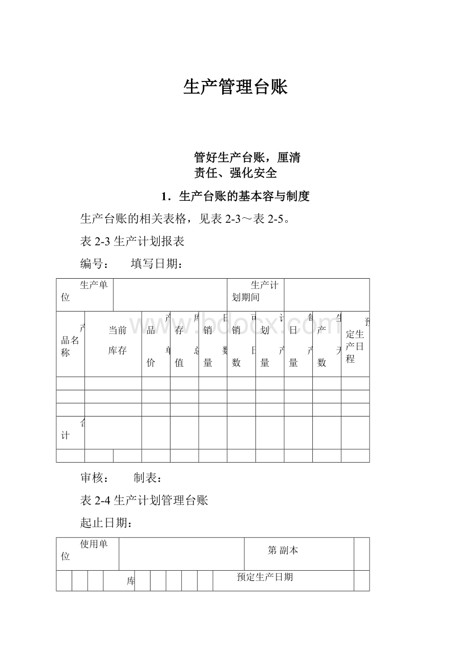 生产管理台账.docx