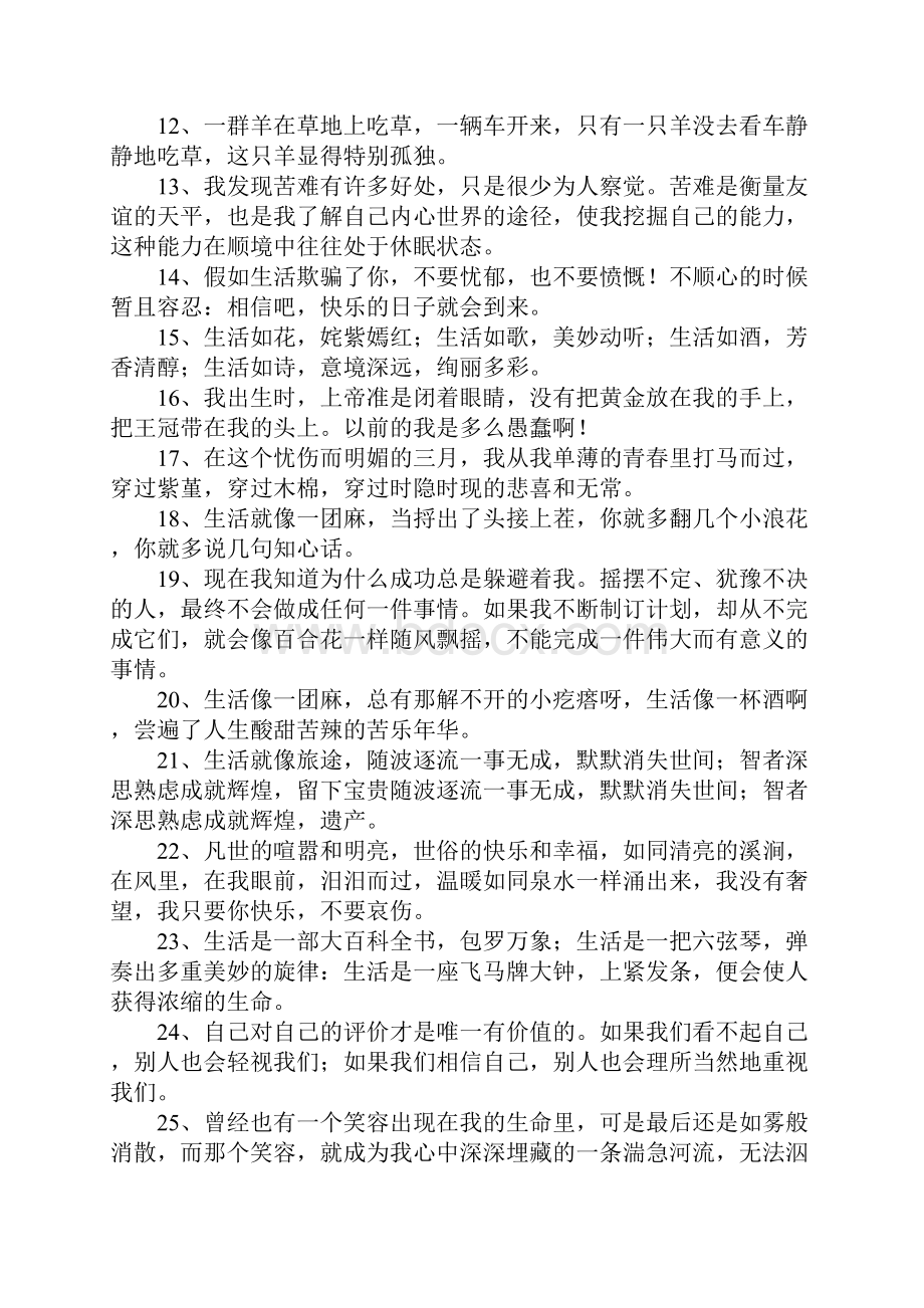 对生活充满热情的句子.docx_第2页