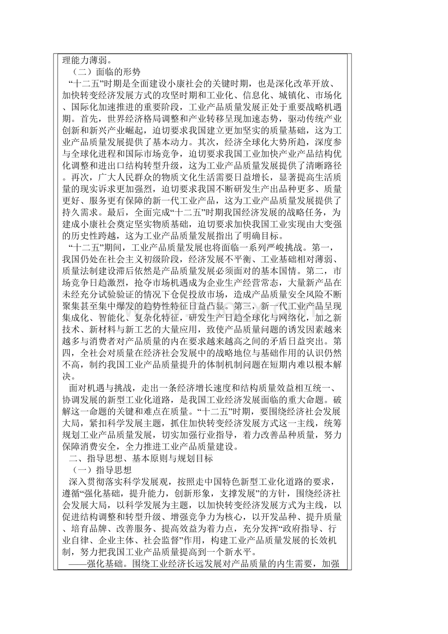 河北省工业产品质量发展十二五规划.docx_第2页