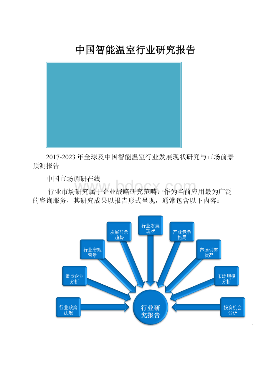 中国智能温室行业研究报告.docx