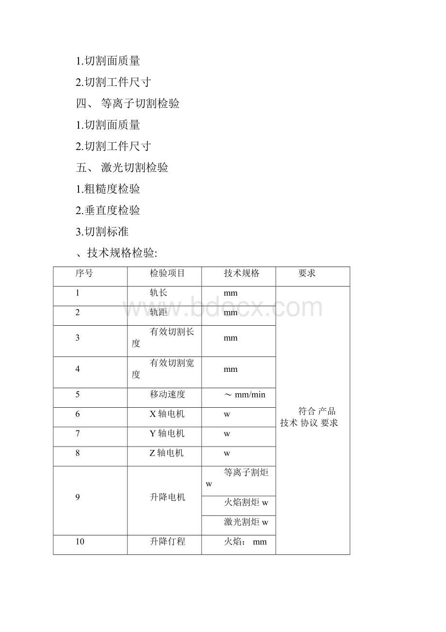 JIER数控切割机检验标准试行.docx_第2页