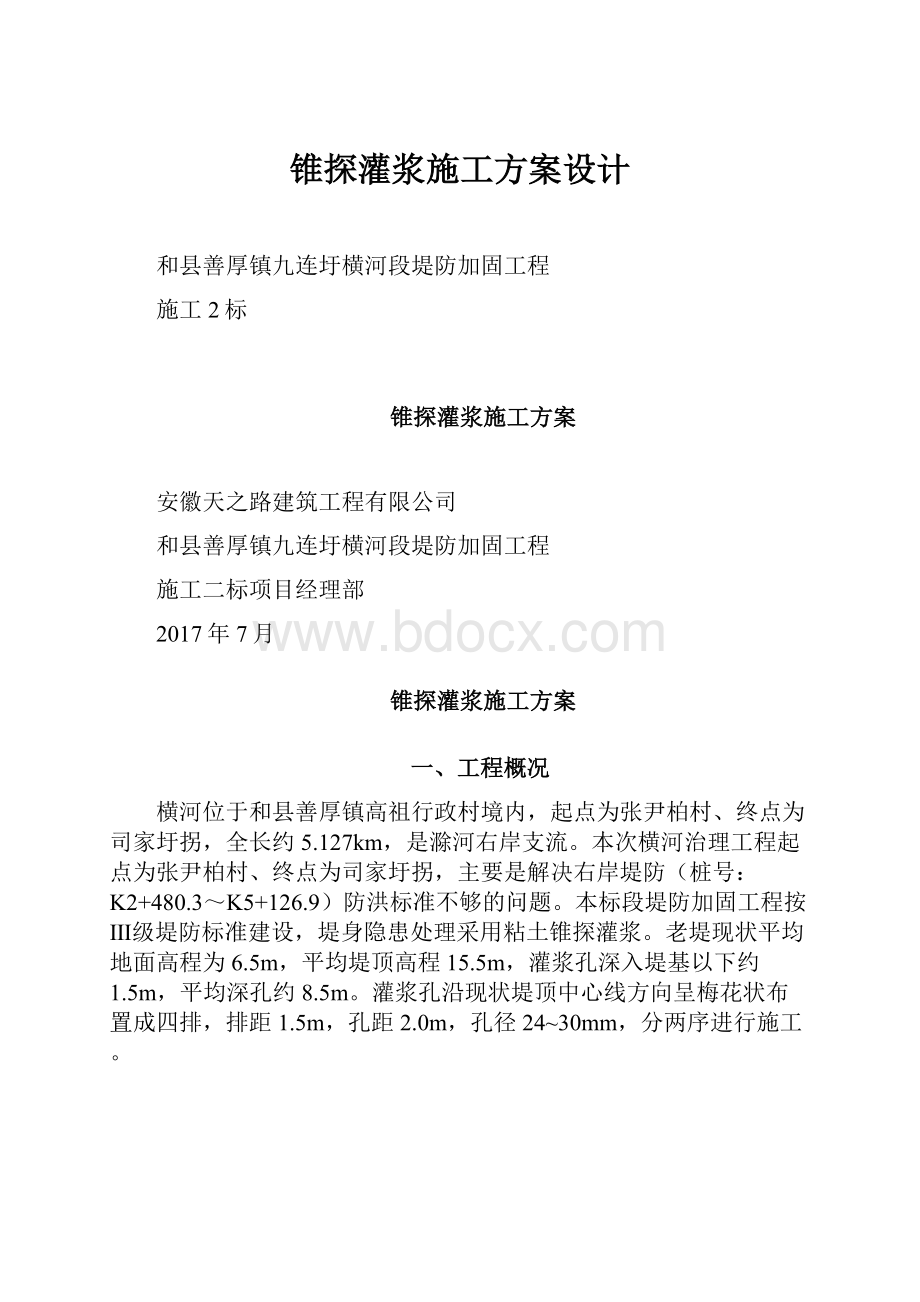 锥探灌浆施工方案设计.docx_第1页