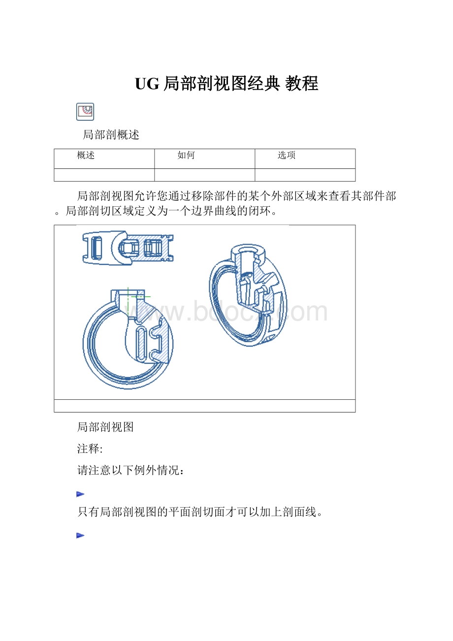 UG局部剖视图经典 教程.docx