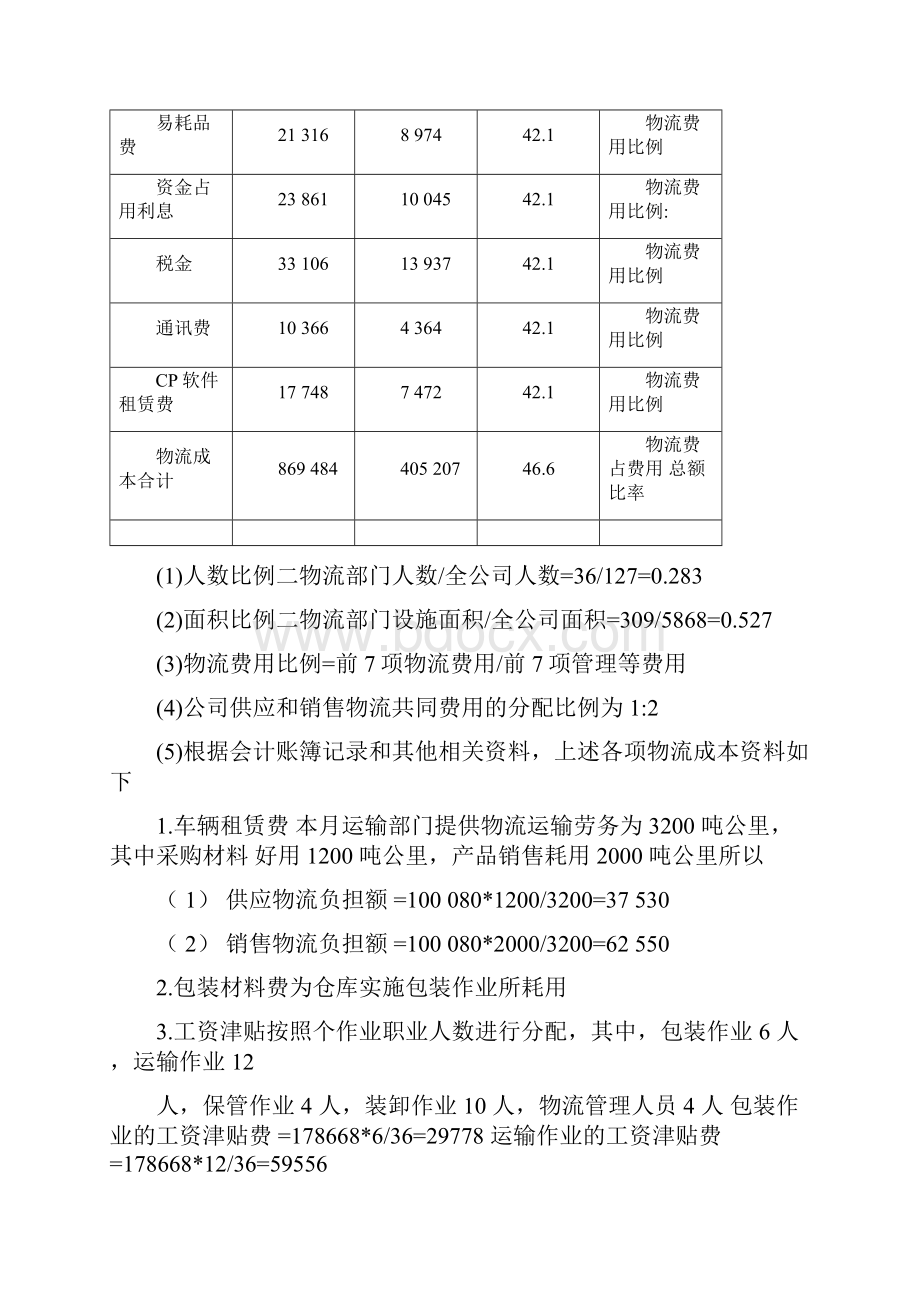 物流成本核算.docx_第2页