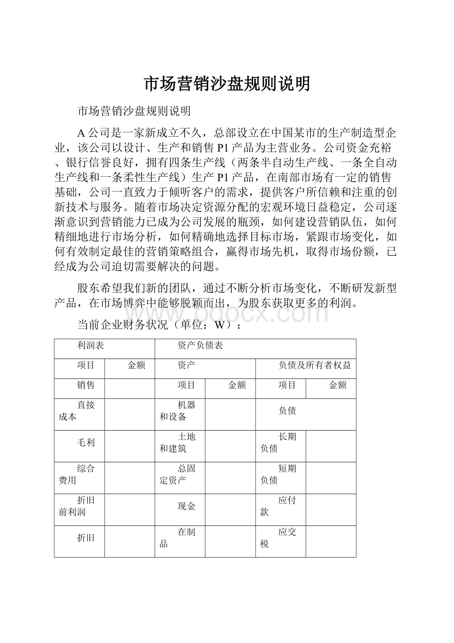 市场营销沙盘规则说明.docx_第1页