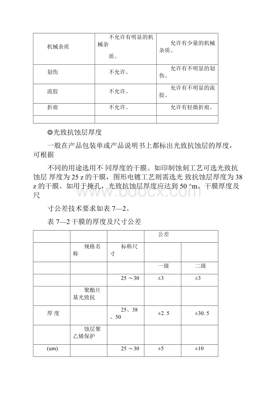 干膜光致抗蚀剂技术条件.docx_第3页