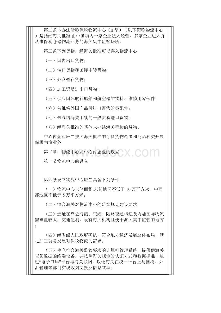 海关总署令第号中华人民共和国海关对保税物流中心B型的暂行管理.docx_第2页