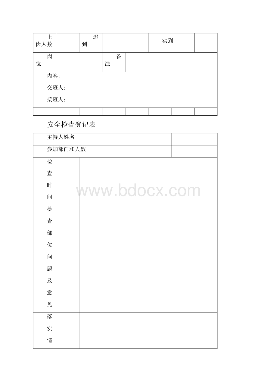 品质安全管理套表安全部表单份 品质.docx_第3页