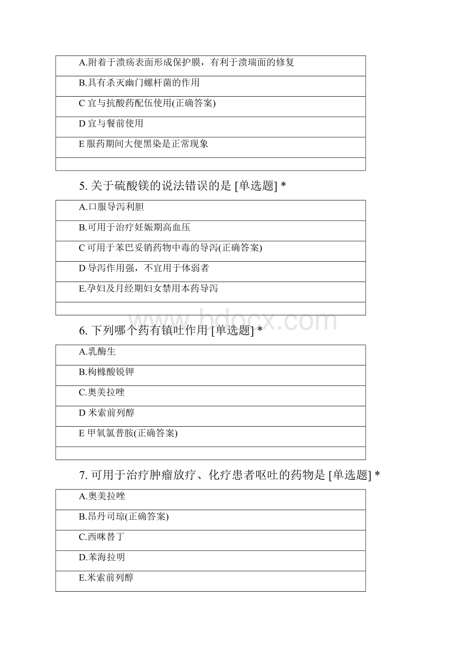 常熟理工学院生物制药专业学年第二学期药理学考试.docx_第2页