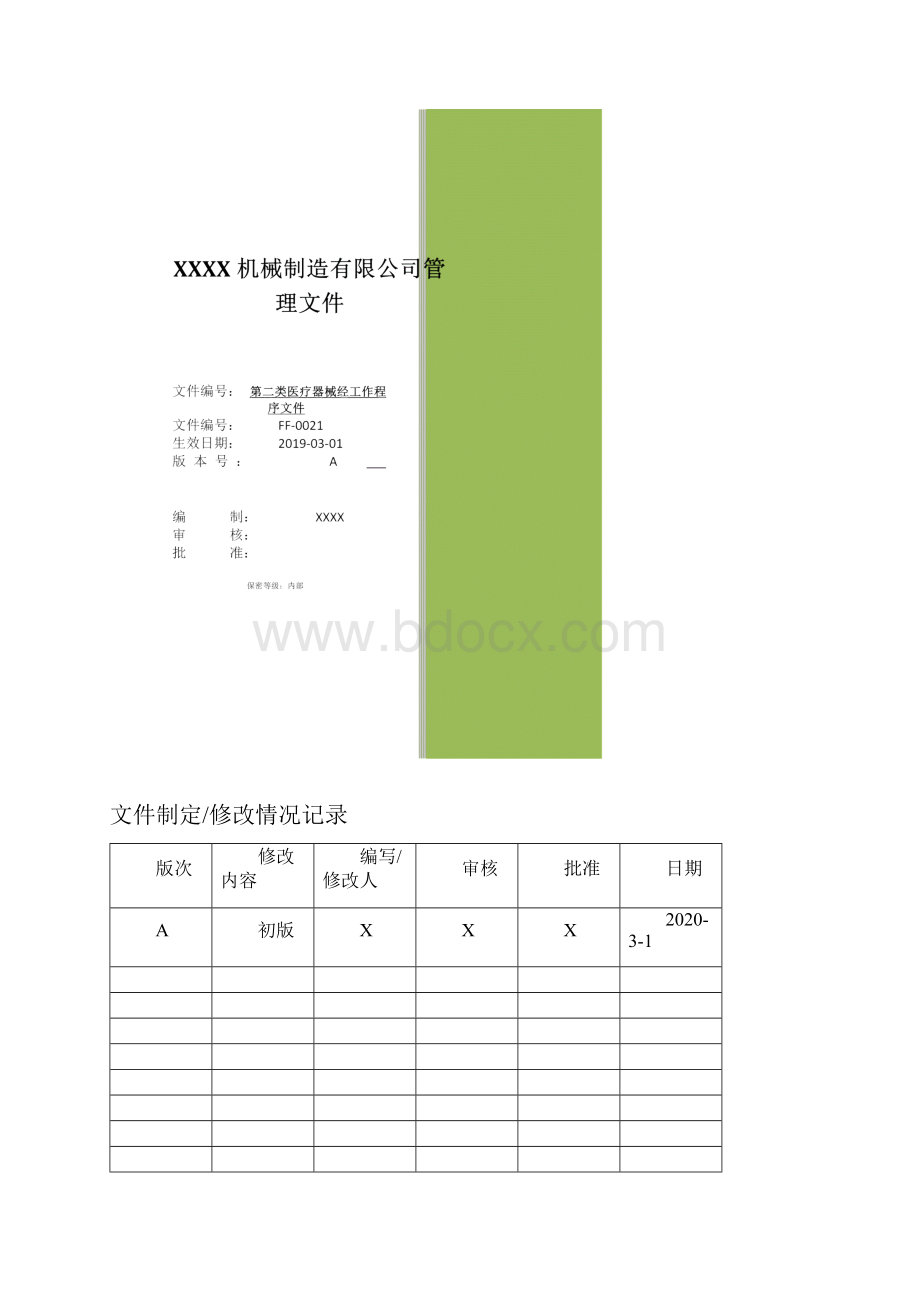 第二类医疗器械工作程序文件.docx_第2页