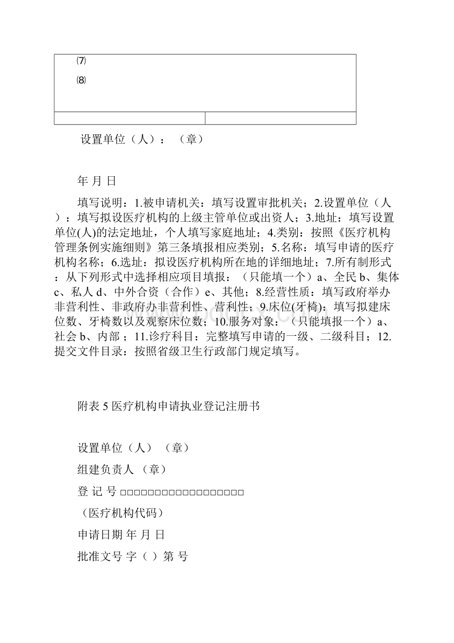 设置医疗机构申请书.docx_第2页