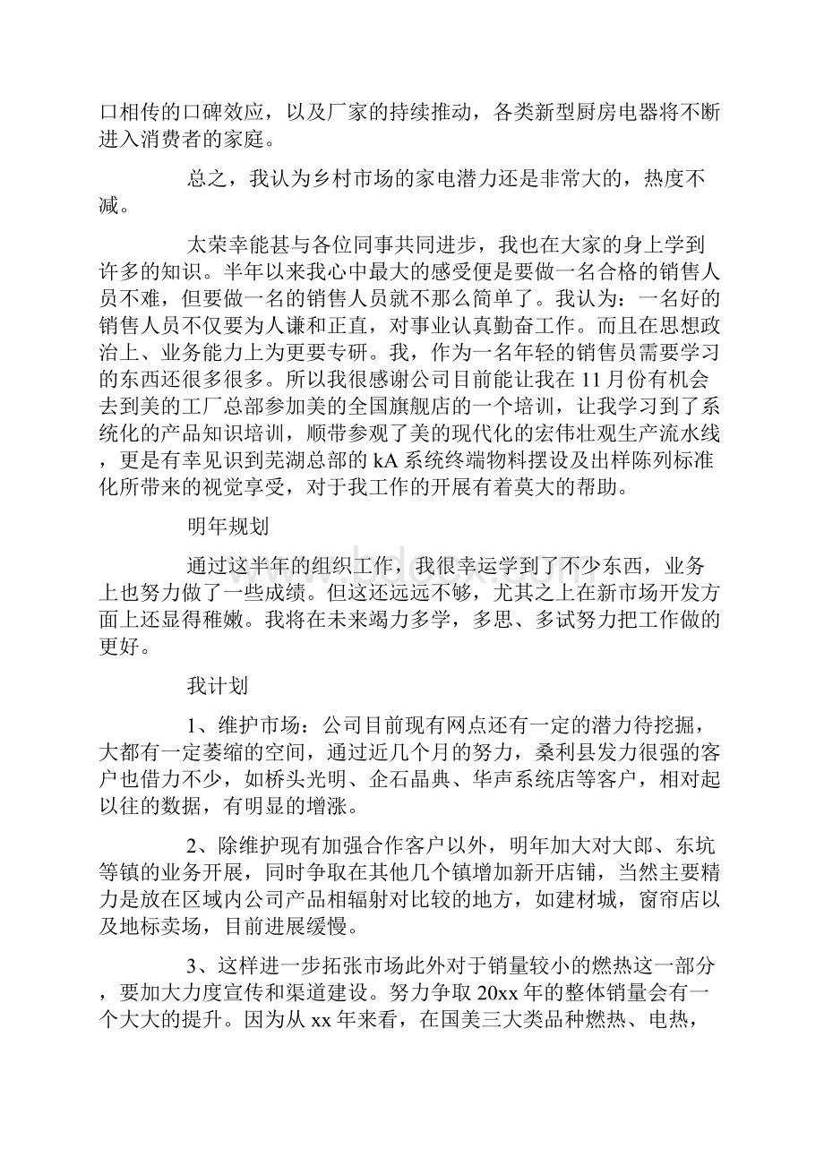 业务员个人年终工作总结及工作计划及打算.docx_第3页