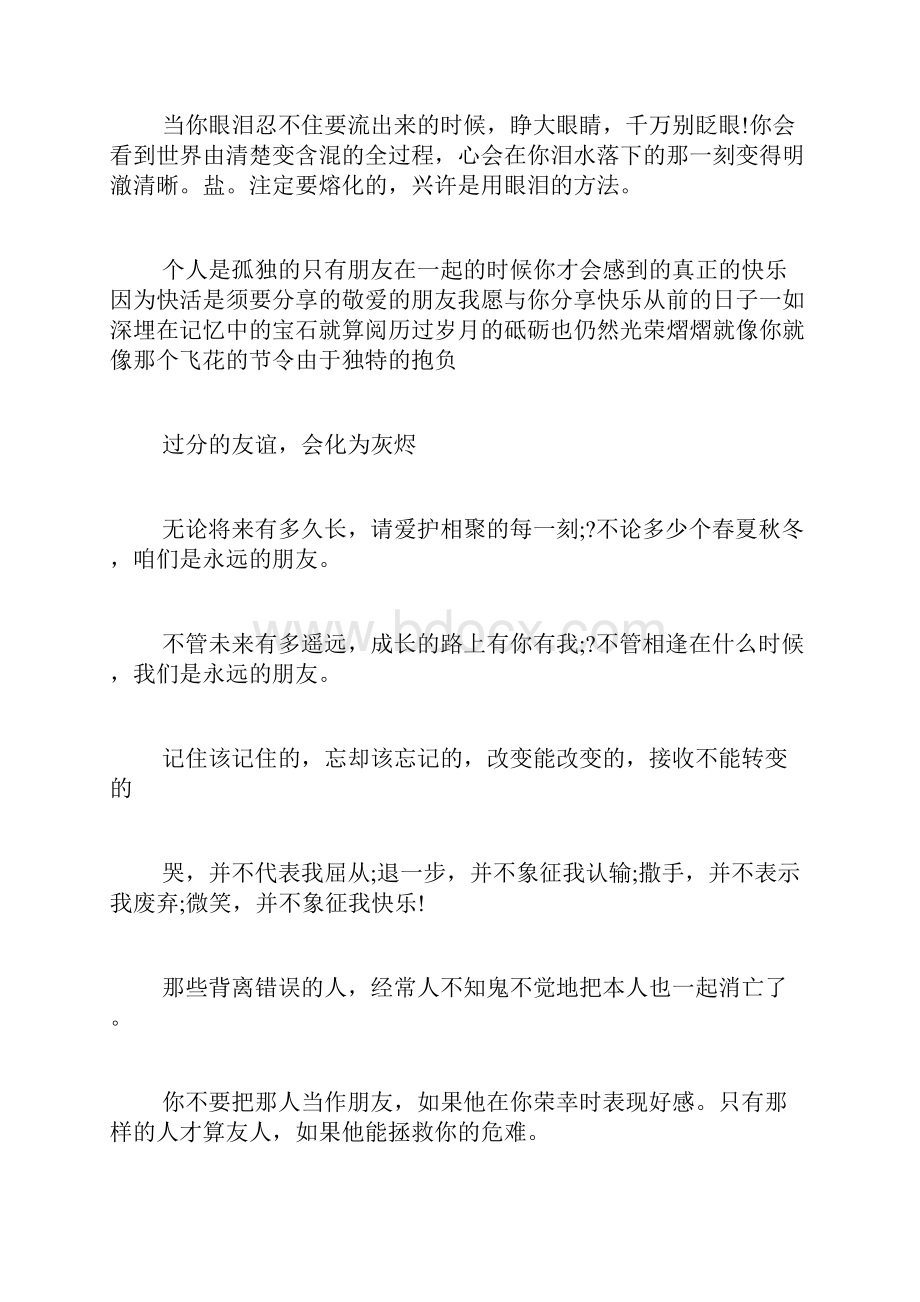 关于友情的唯美句子.docx_第3页