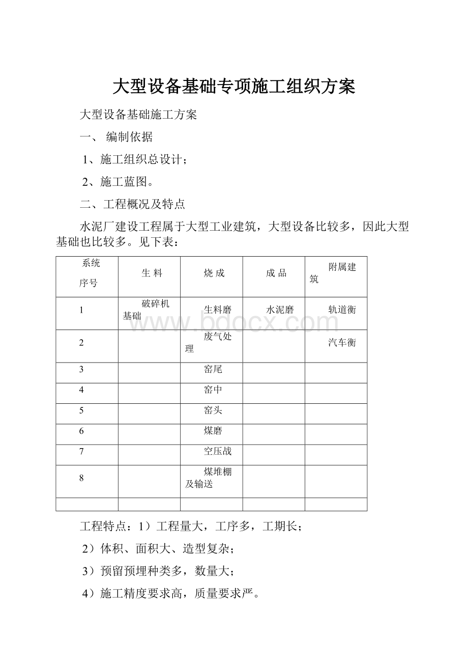 大型设备基础专项施工组织方案.docx_第1页