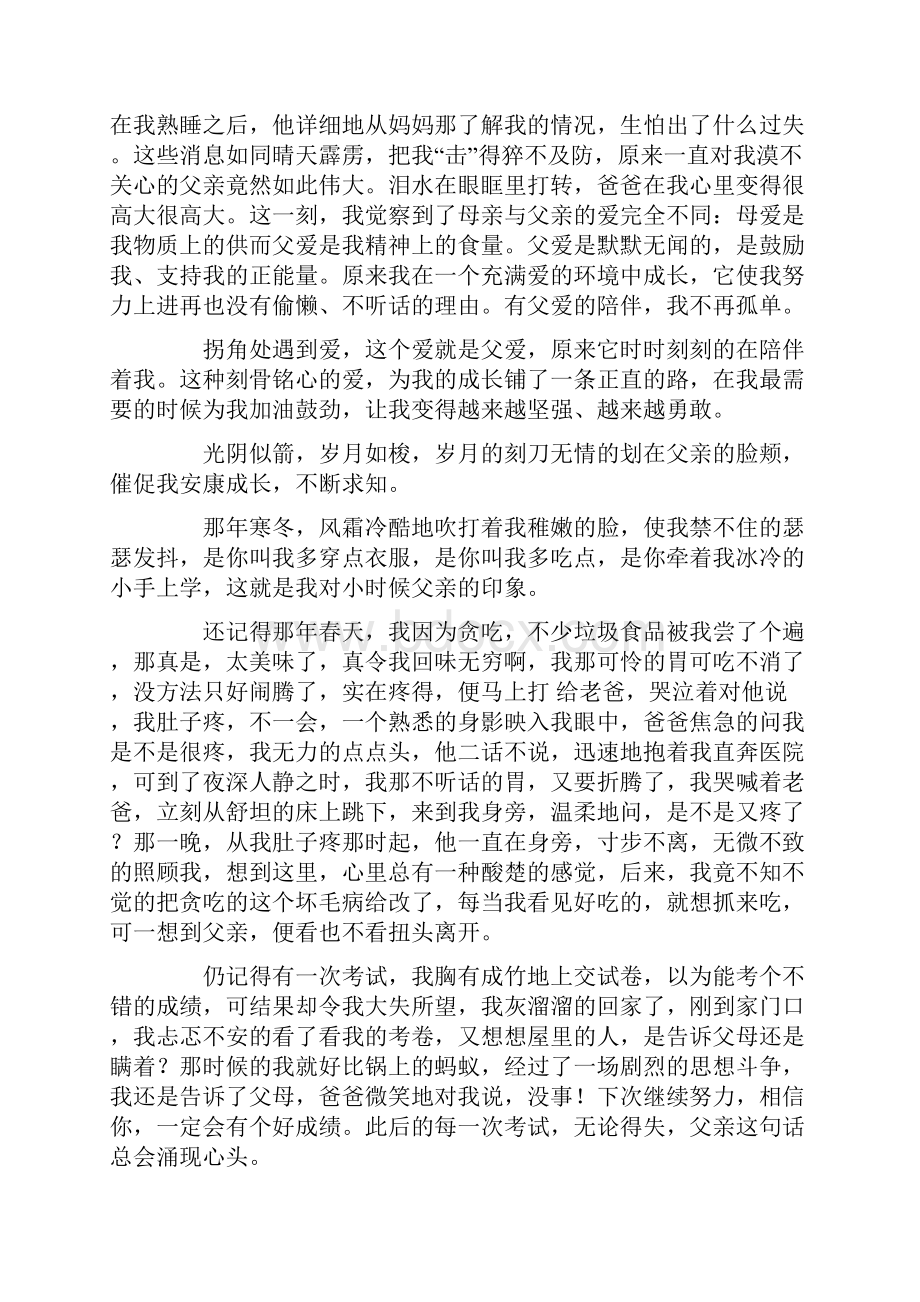 父爱陪伴我成长作文8篇.docx_第3页