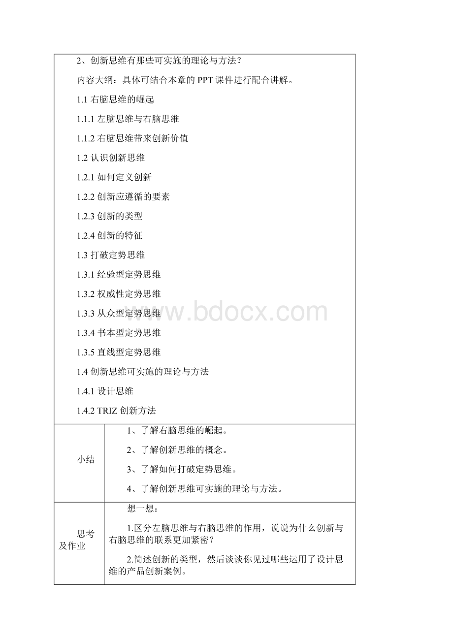 大学生创新思维教学教案.docx_第2页