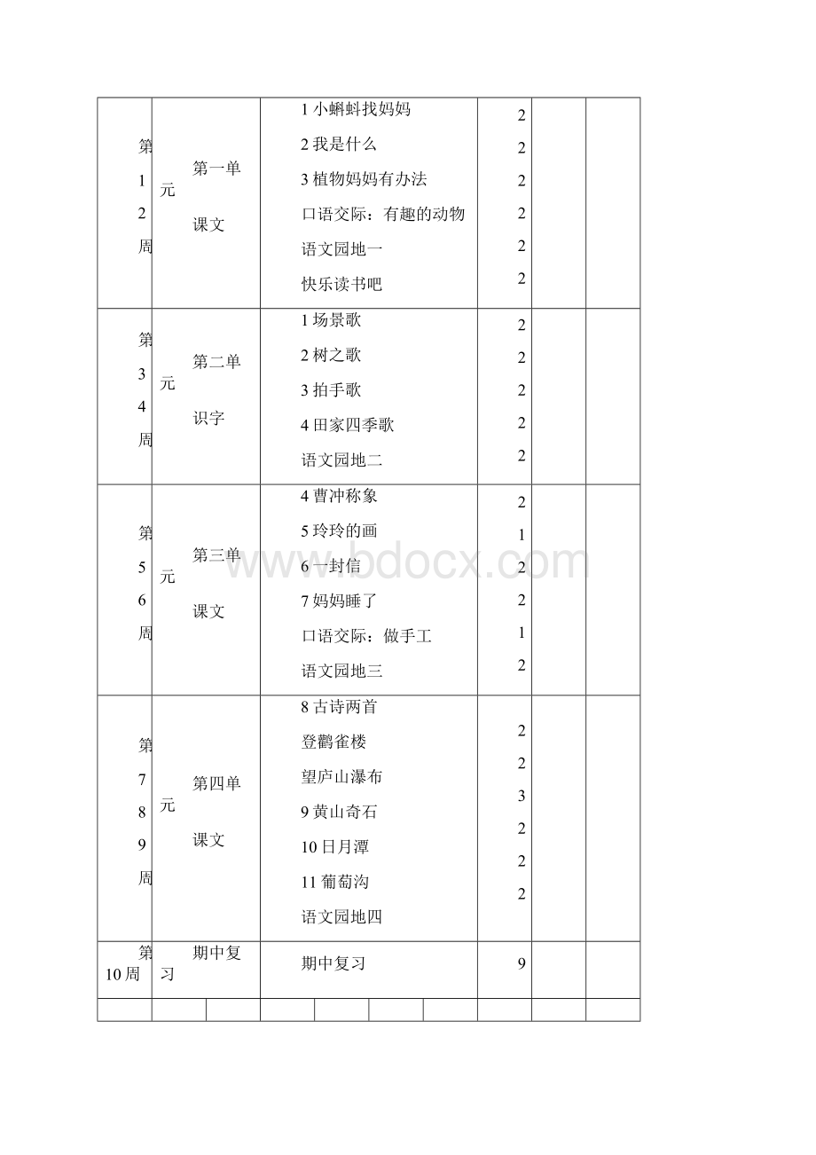 二上语文教案人教部编小学语文二年级上册教学设计导学案 4.docx_第3页