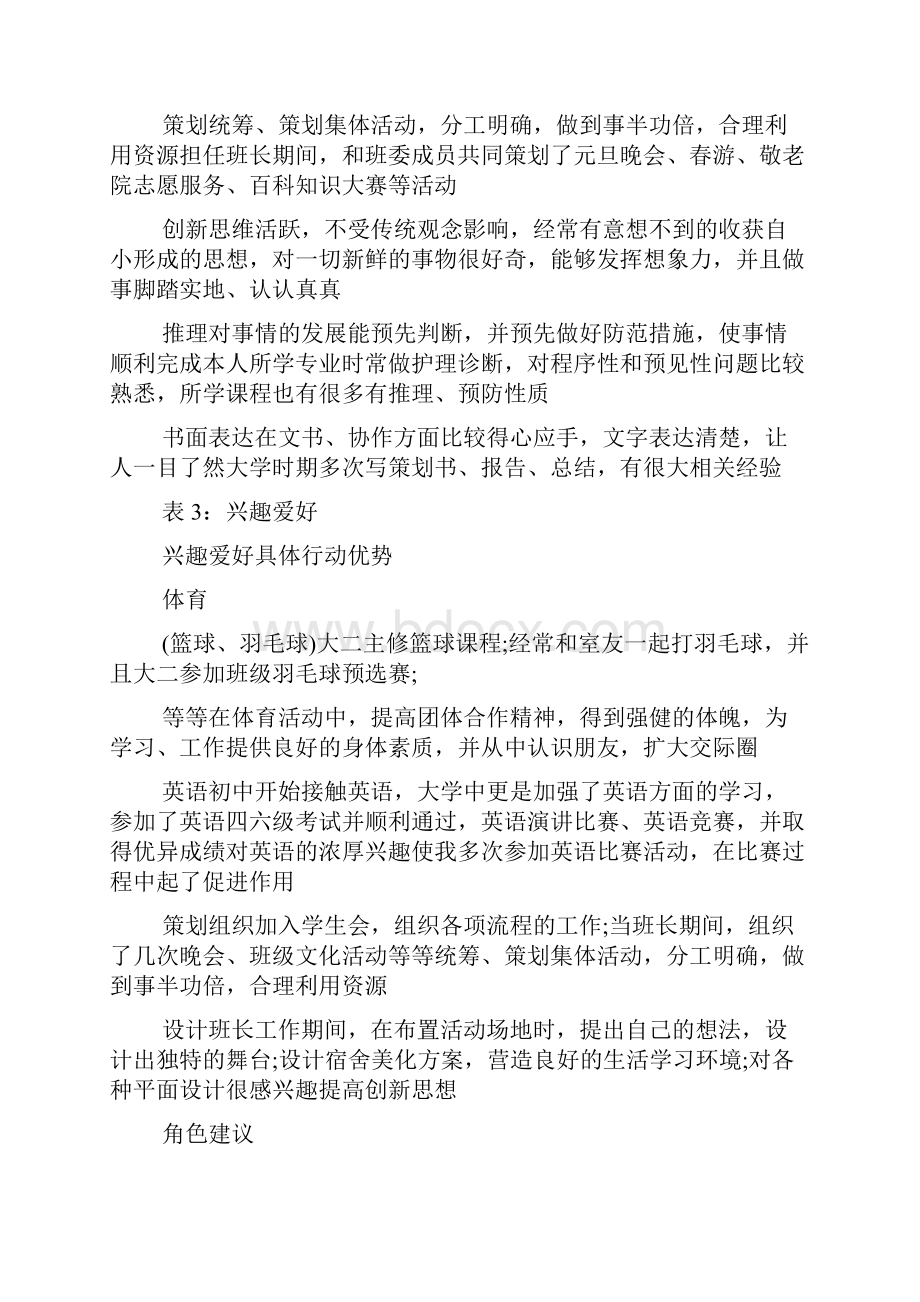 护理学专业大学生职业生涯规划5000字doc.docx_第3页