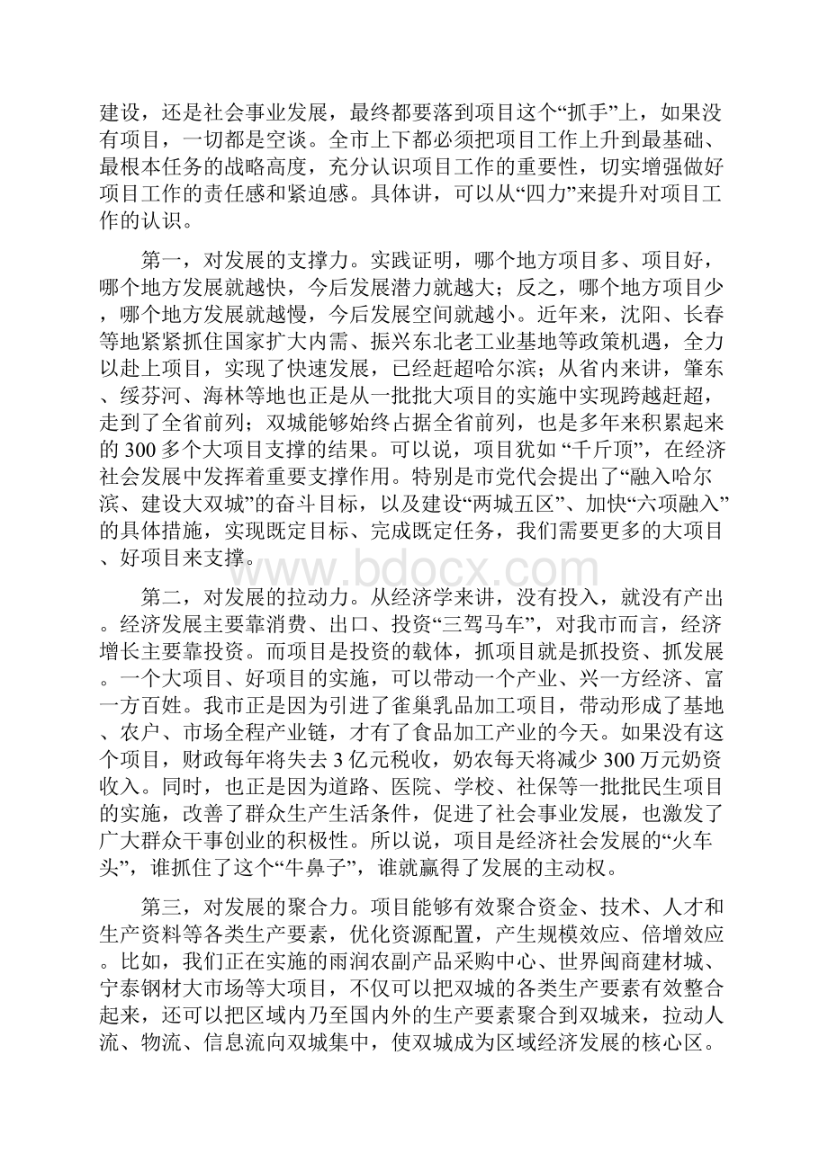 在大项目工作会议上的讲话.docx_第2页