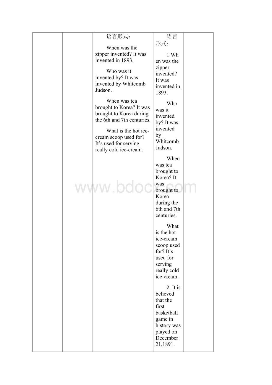 人教版初中英语九年级全册Unit 6 When was it invented 课程教学设计.docx_第3页