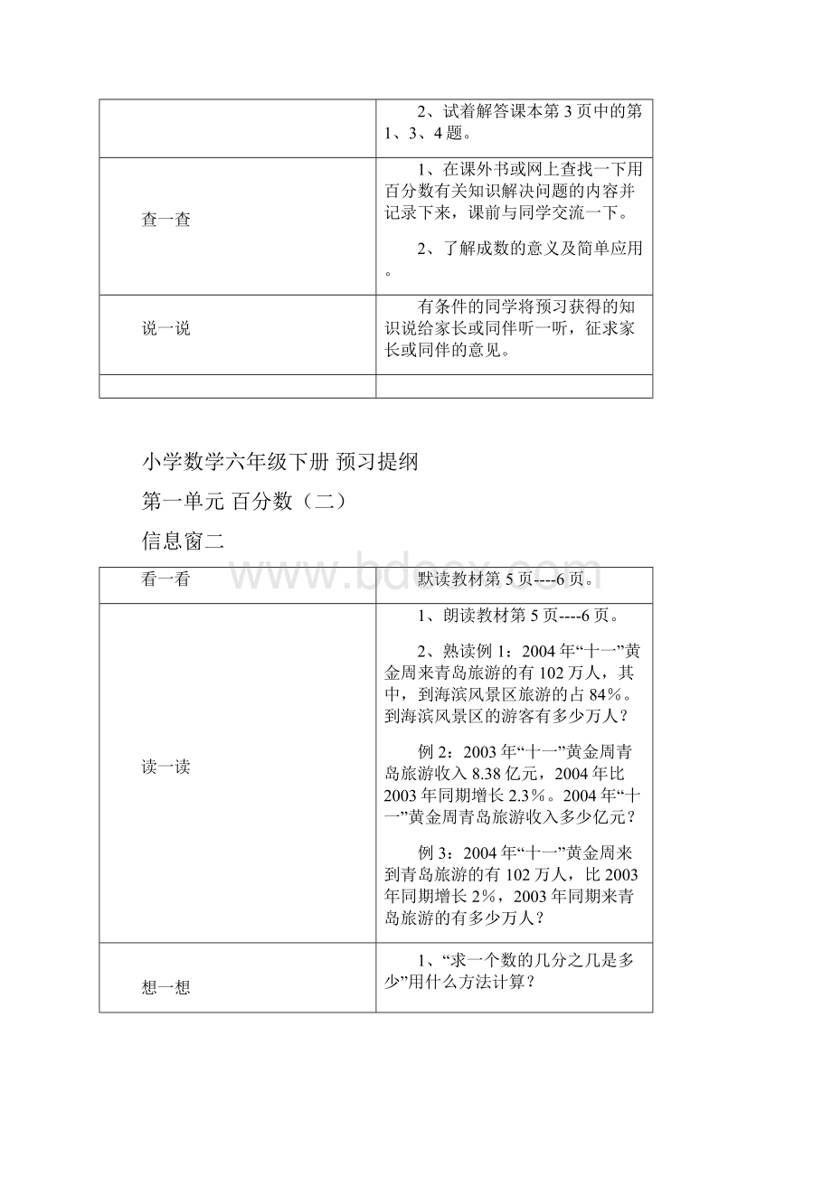 青岛版数学六年级下册预习提纲.docx_第2页