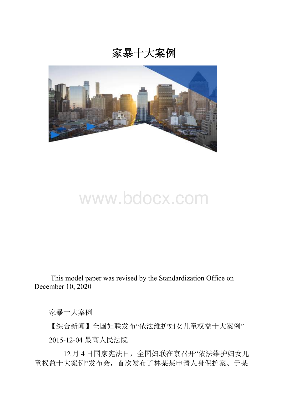 家暴十大案例.docx