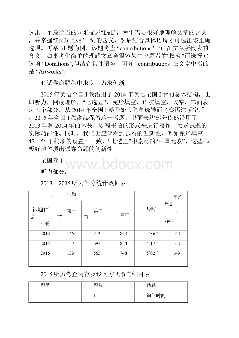 高考英语全国卷命题统计表.docx_第3页