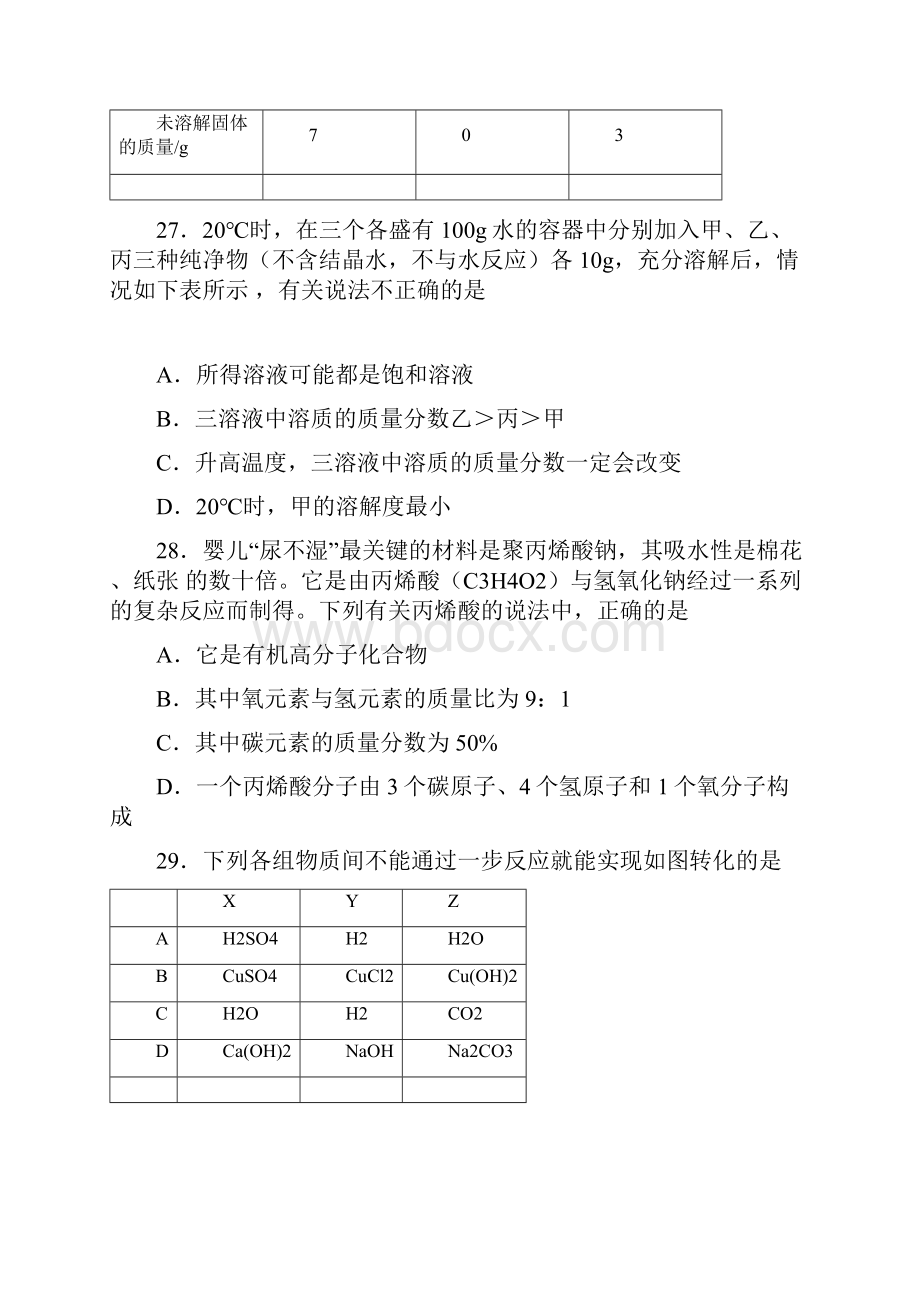 四川省乐山中考化学试题.docx_第3页