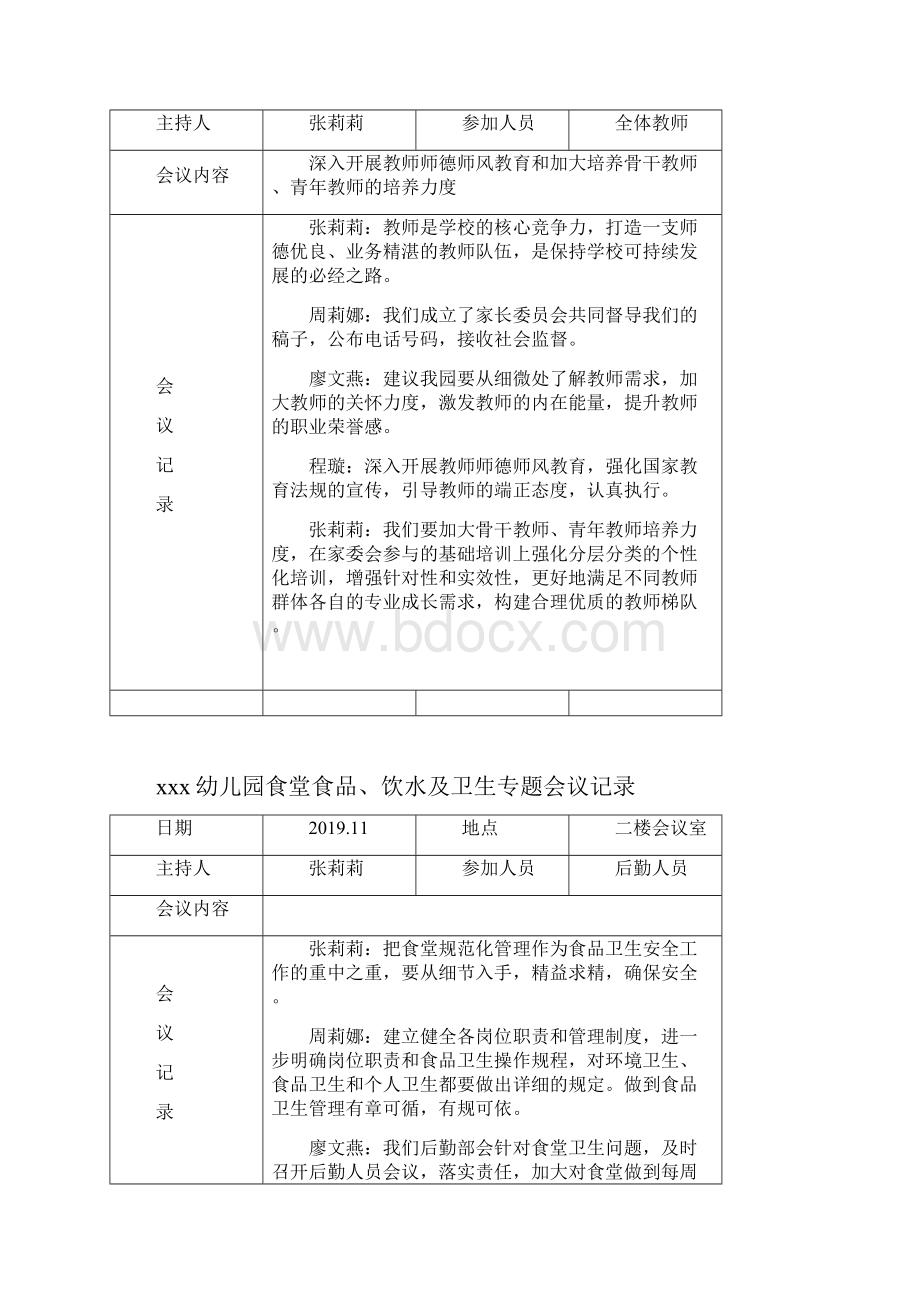 幼儿园督学督导专题会议记录.docx_第2页