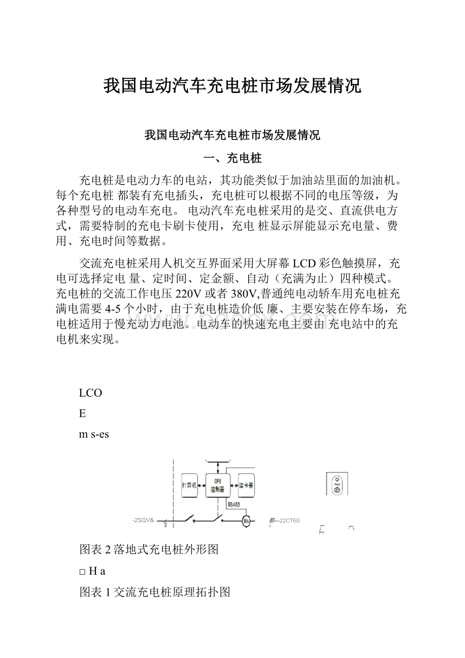 我国电动汽车充电桩市场发展情况.docx_第1页