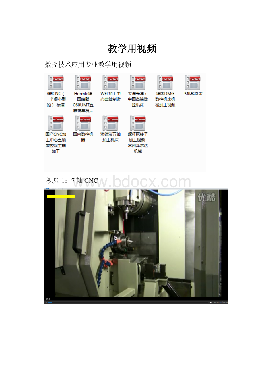 教学用视频.docx