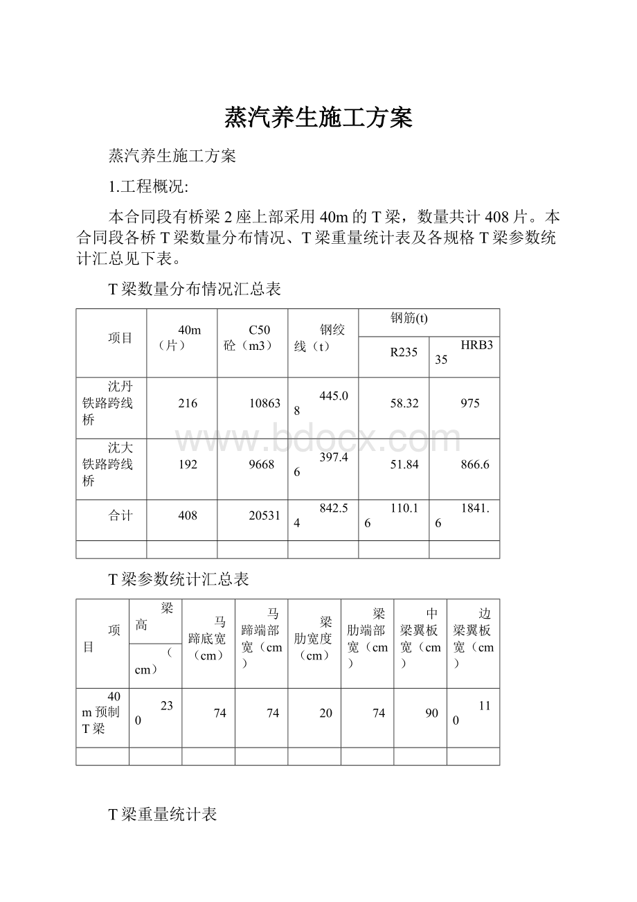 蒸汽养生施工方案.docx