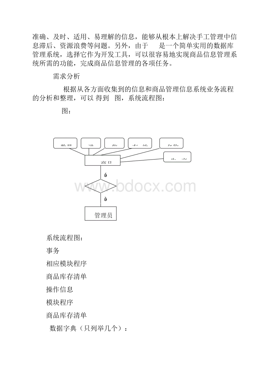 商品信息管理系统文档.docx_第2页