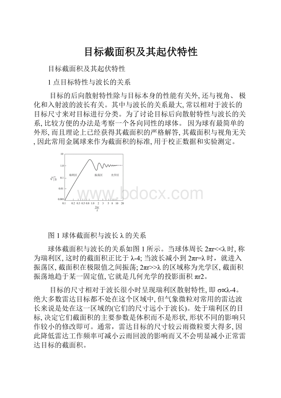 目标截面积及其起伏特性.docx