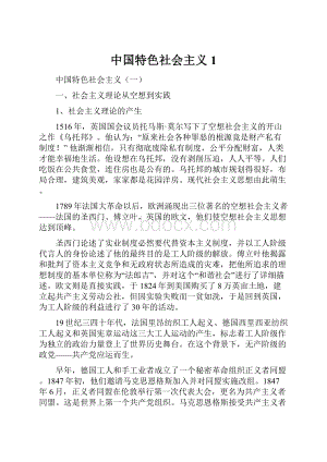 中国特色社会主义1.docx