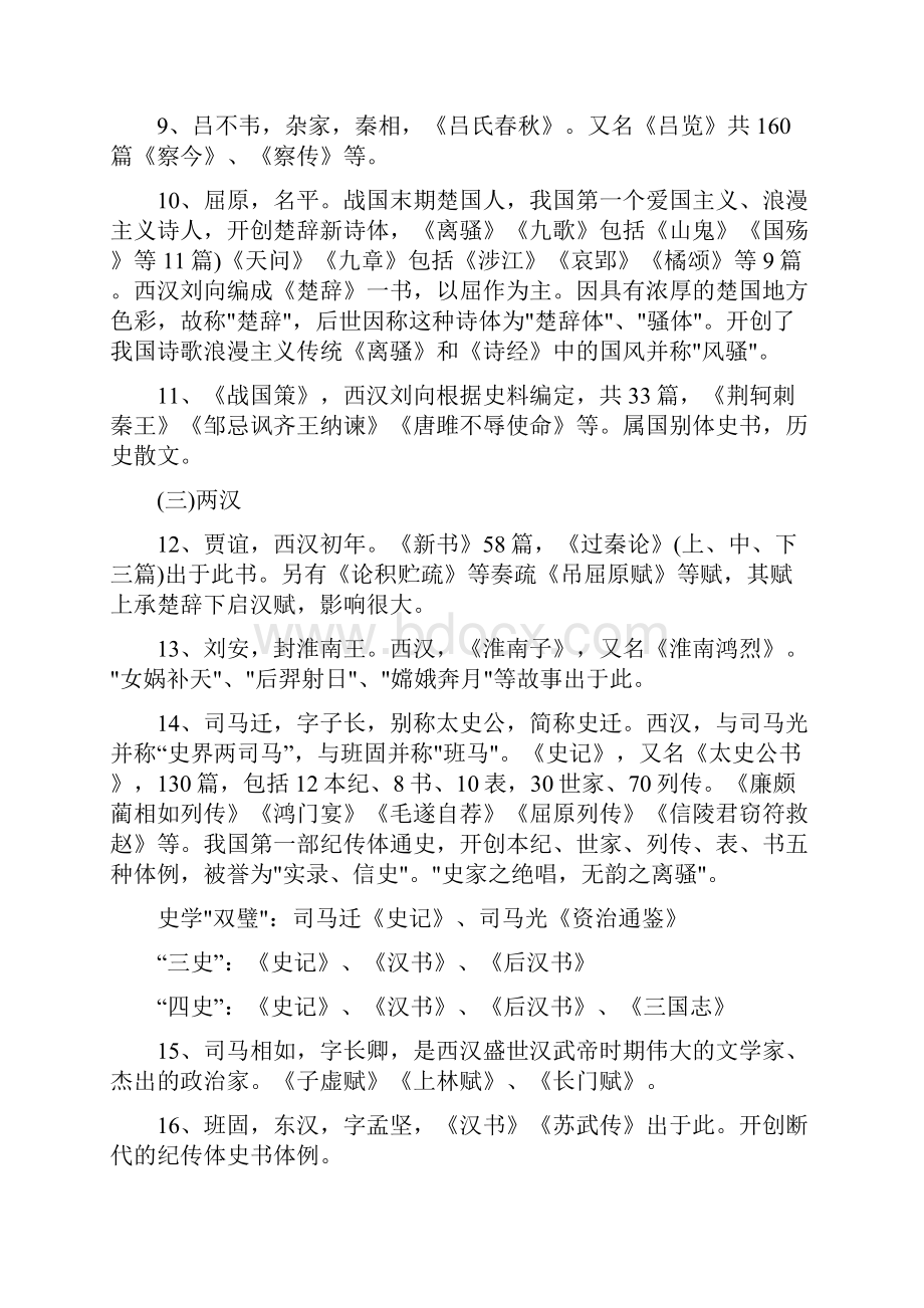 中国各朝代文学常识精简版.docx_第2页