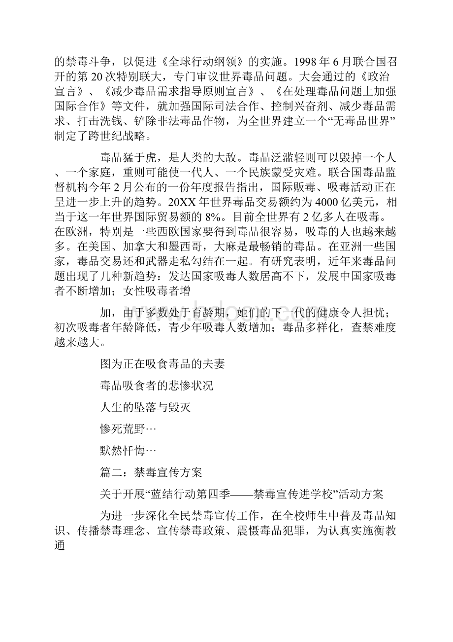 禁毒宣传策划书.docx_第2页