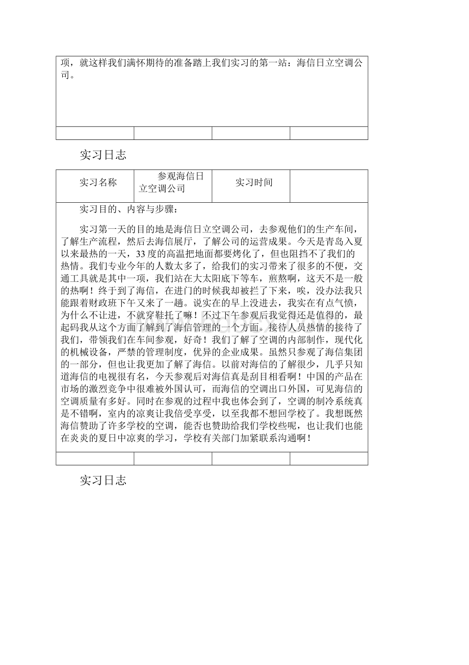 金融学专业认识实习实习报告.docx_第2页