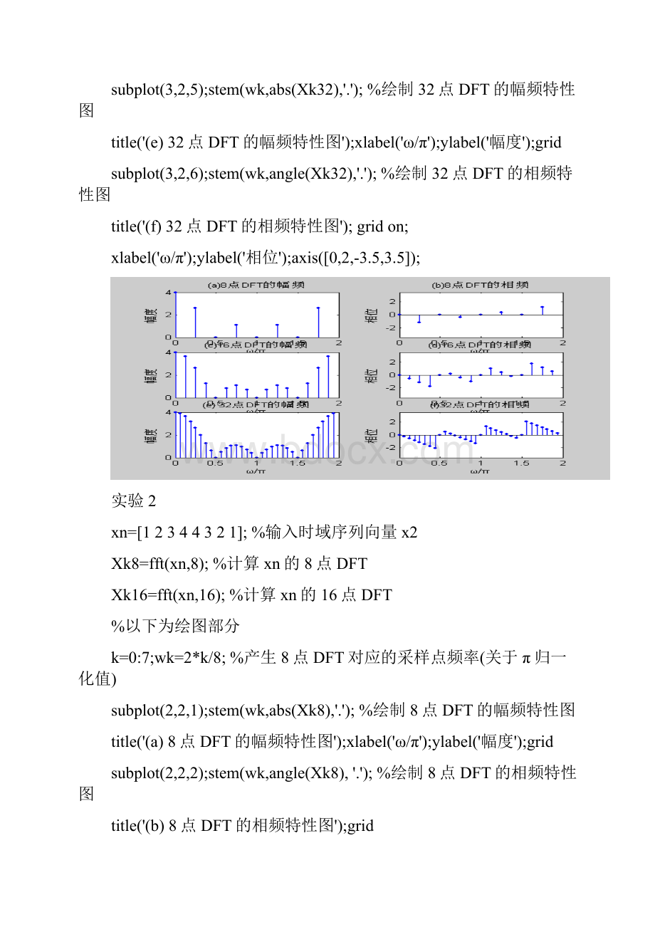 数字信号处理 实验.docx_第2页