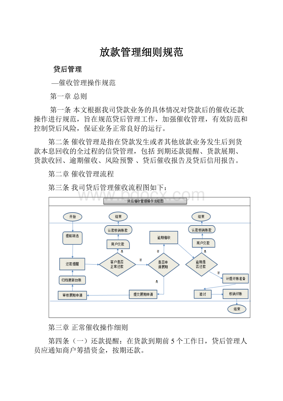 放款管理细则规范.docx