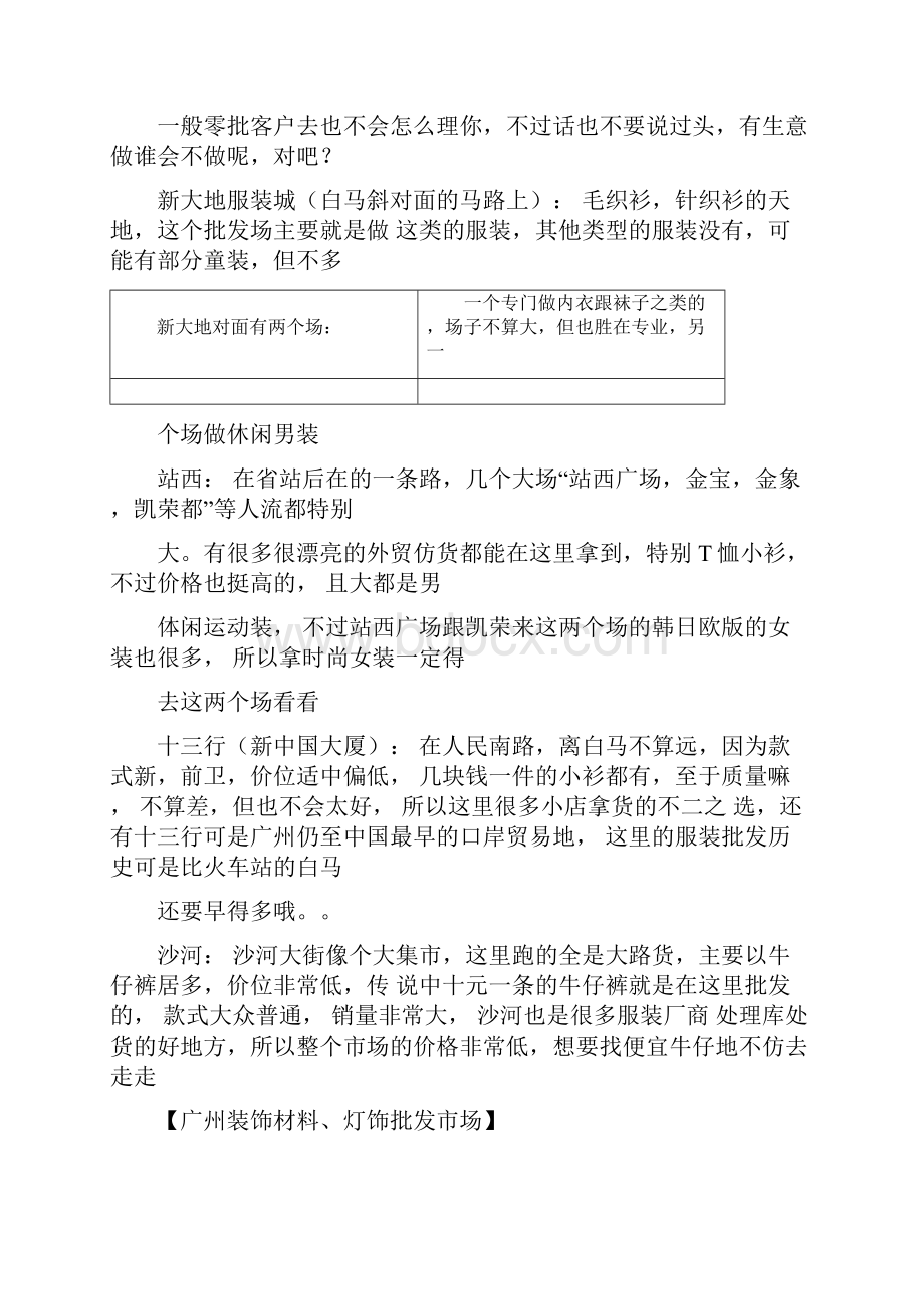 广州各行业批发市场汇总表.docx_第2页