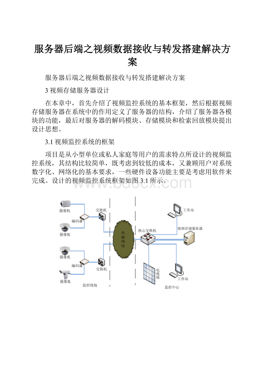 服务器后端之视频数据接收与转发搭建解决方案.docx