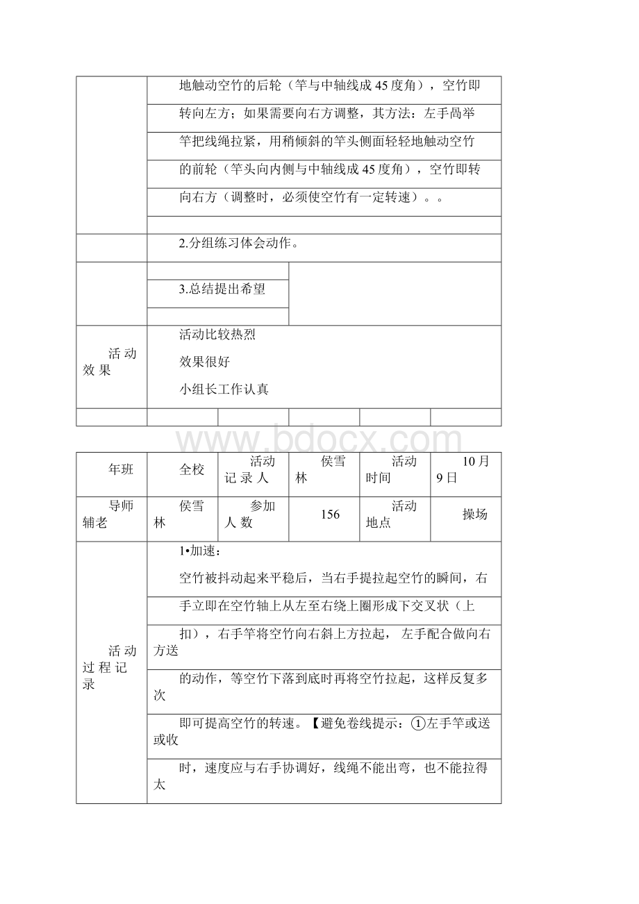 乡村学校少年宫空竹活动记录表.docx_第3页