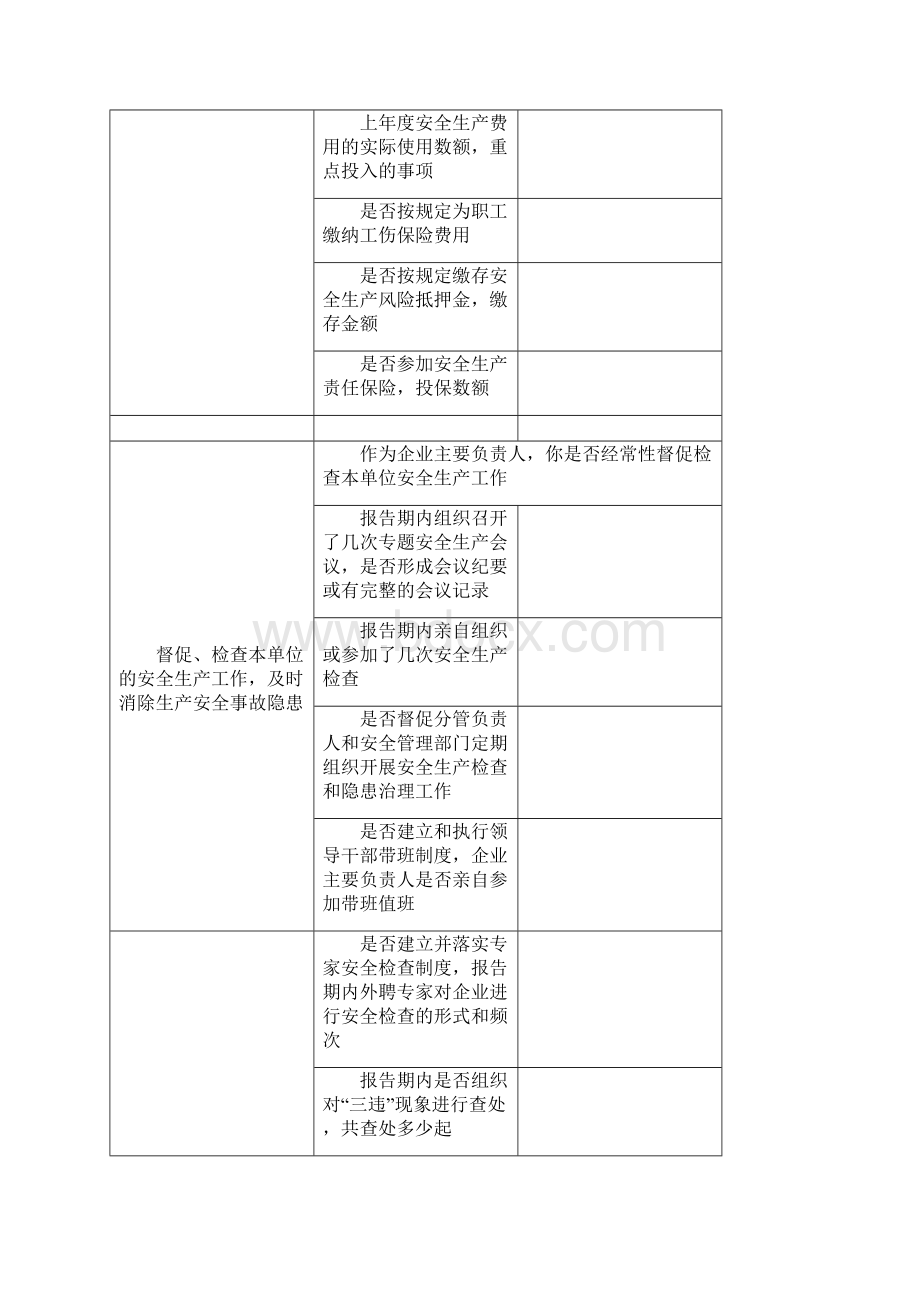 主要负责人安全生产履职情况报告表.docx_第3页