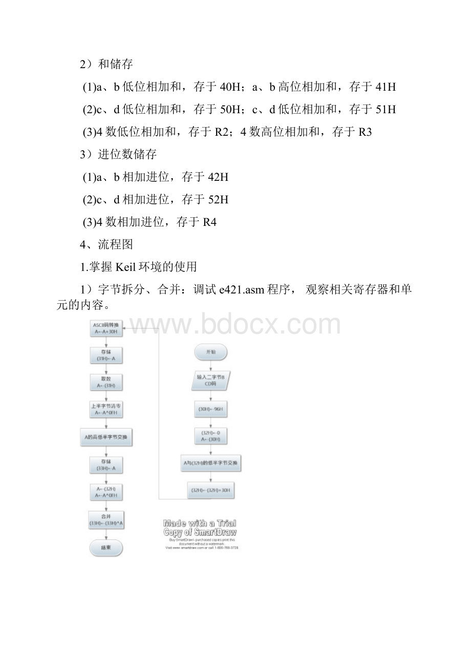 Keil 的使用与汇编语言上机操作 实验报告.docx_第3页