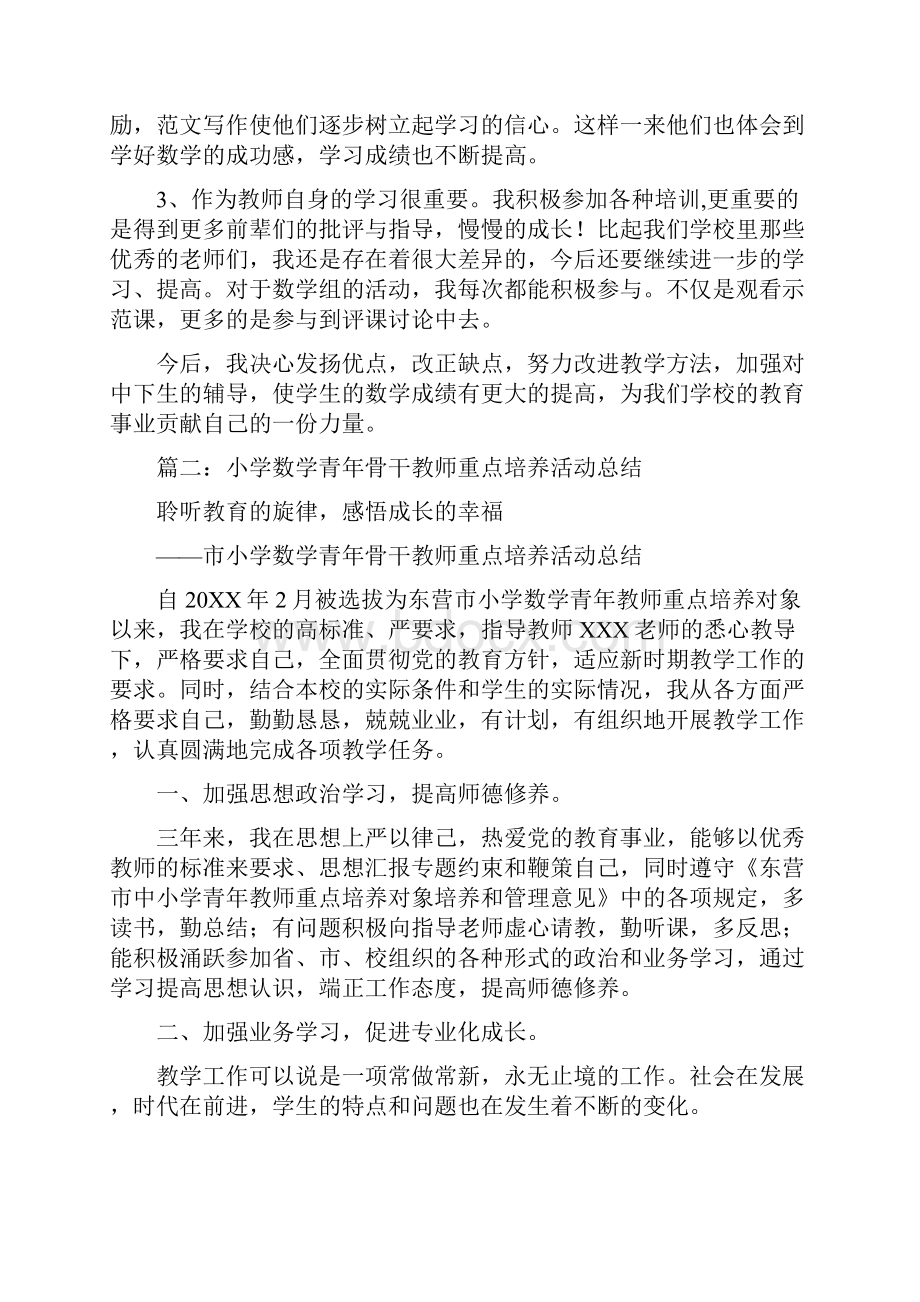 优秀工作总结范文小学数学青年教师总结.docx_第2页