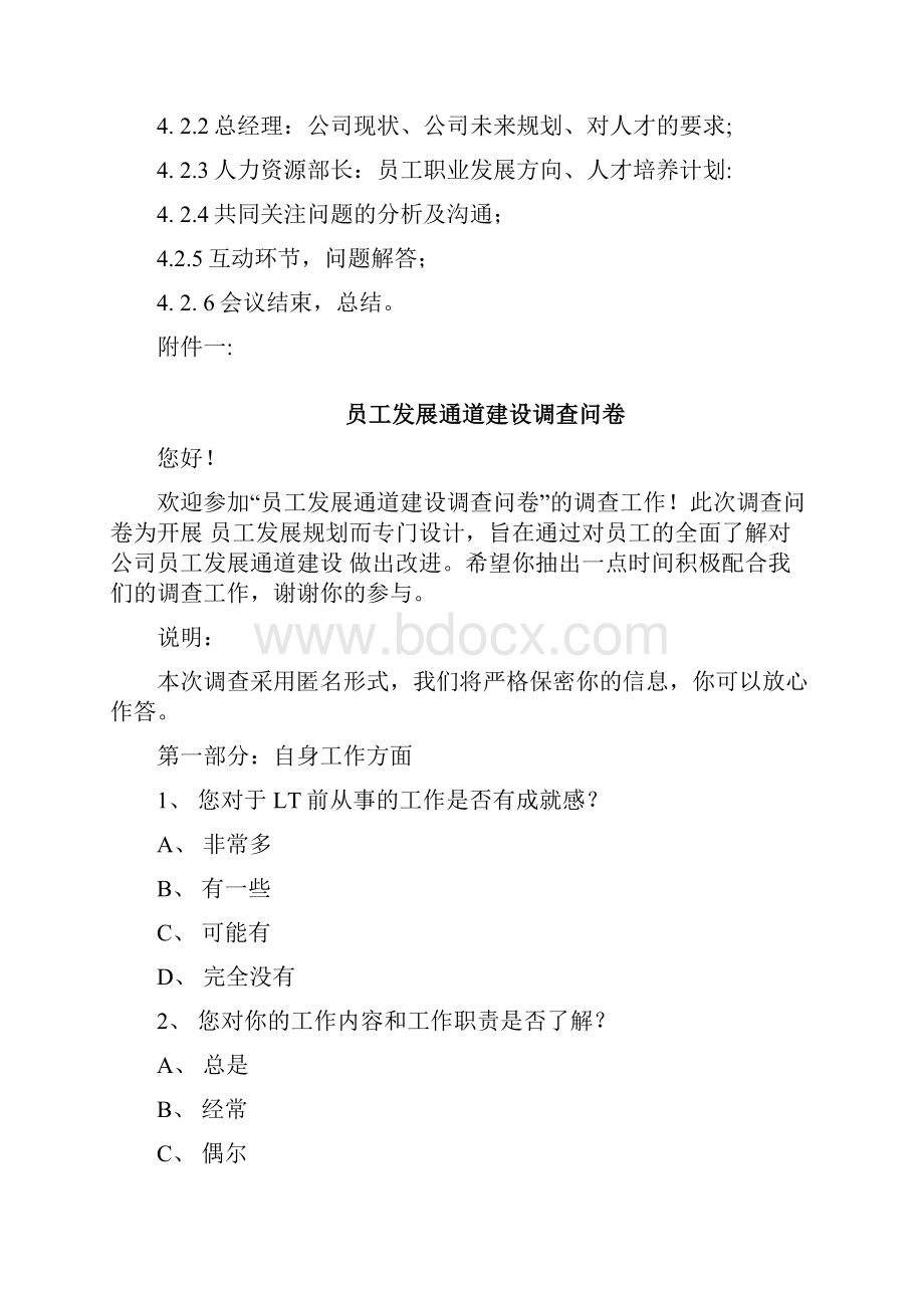 员工发展通道建设沟通会方案.docx_第2页