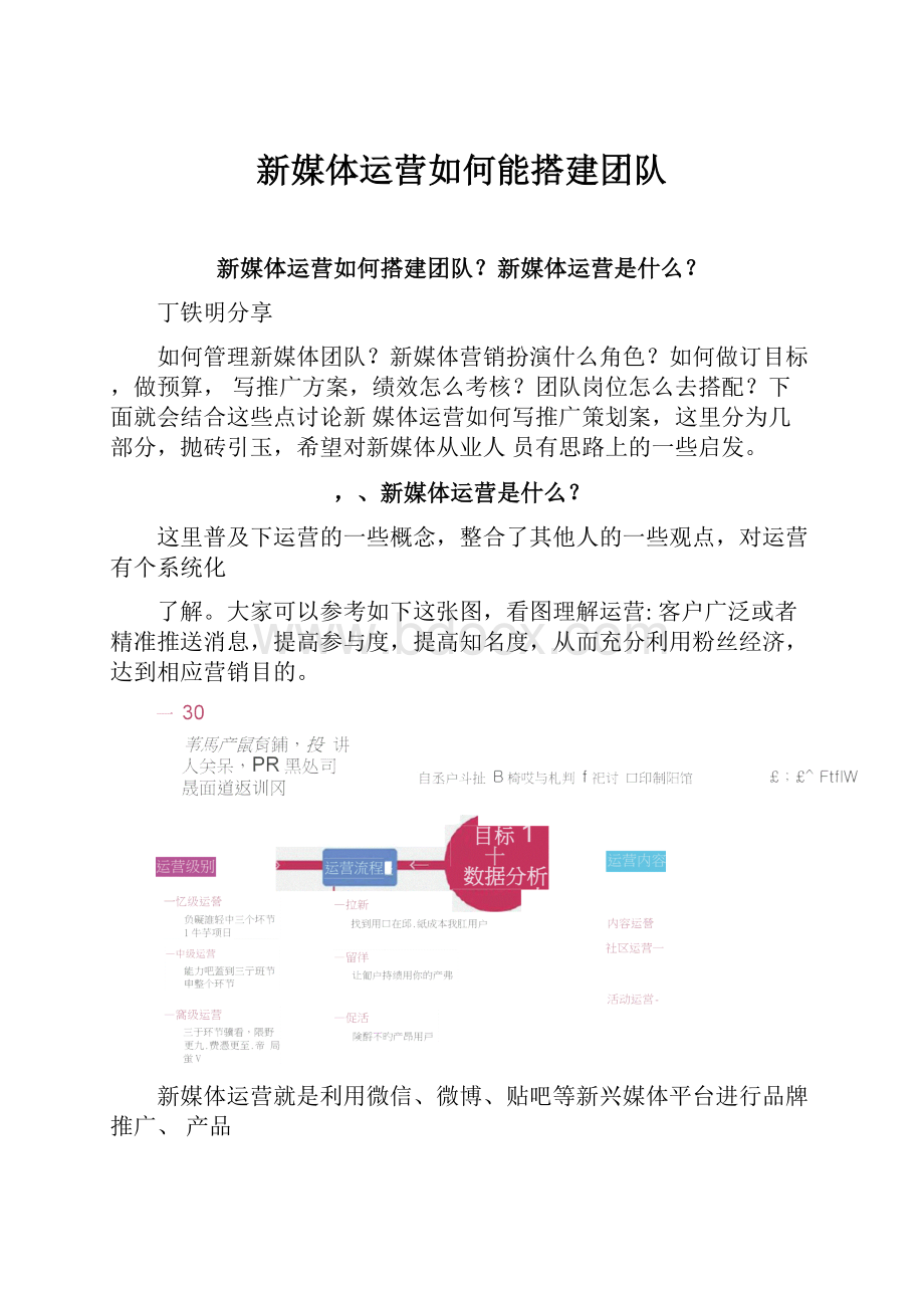 新媒体运营如何能搭建团队.docx_第1页