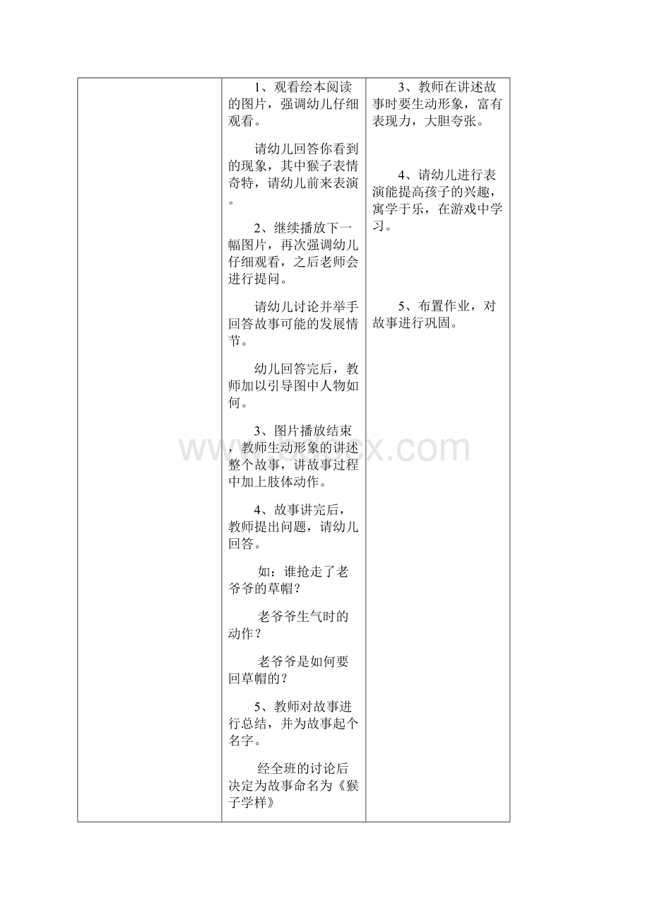 幼儿园实习总结与听课记录.docx_第2页